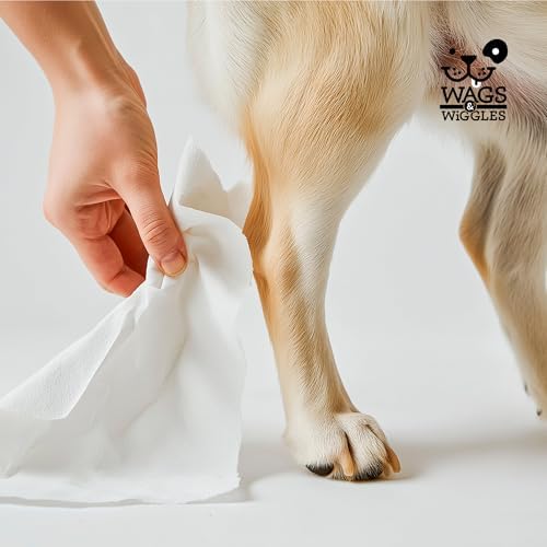 Wags & Wiggles Hypoallergenic Dog Wipes, Zesty Grapefruit, 100 Count - Image 4