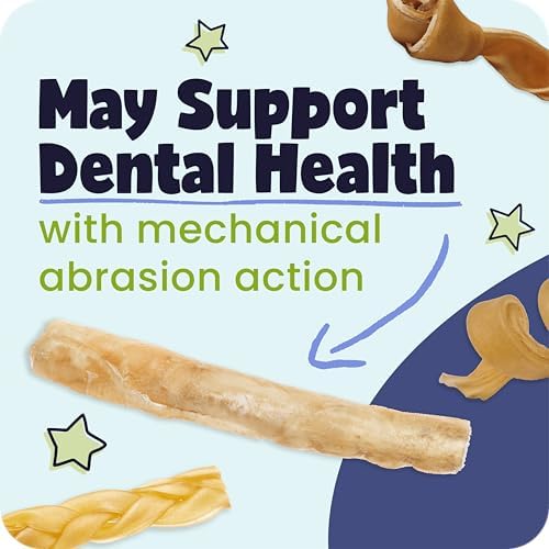 Pawstruck Natural Large 12" Beef Collagen Sticks for Dogs – Long-Lasting Rawhide Alternative, High Protein Treats with Chondroitin & Glucosamine – 10 Pack - Image 6