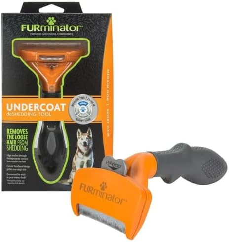FURminator Medium Dog Undercoat deShedding Tool for Short Hair by FURminator