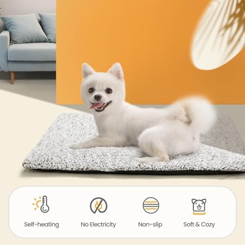 Mora Pets Self Warming Cat Bed Self Heating Cat Dog Mat Pet Pad Extra Warm - Image 4