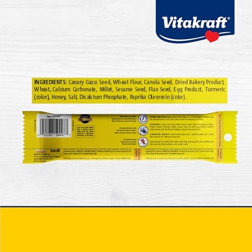 Vitakraft Crunch Sticks Canary & Finch Treat Egg & Honey Flavor - 2 Sticks - Image 7