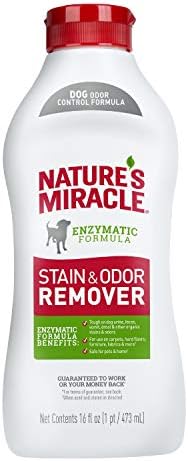 Nature's Miracle Dog Stain and Odor Remover, Everyday Mess Enzymatic Formula, 16 fl oz by NaturesMiracle