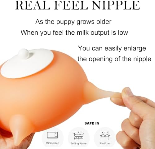 Doggiema Puppy Milk Feeder Nipple Puppy Bottle Puppy's feeders - Image 3