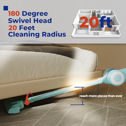 Roomie Tec Corded Stick Vacuum Cleaner for Home, 450W High Suction Power - Image 6