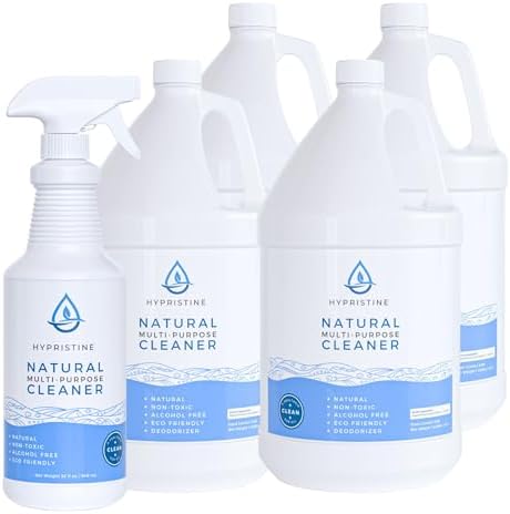 HYPRISTINE PURE Hypochlorous Acid Spray, Multi-Purpose Cleaner, Superior Shelf Life, 0% Bleach, 0% Alcohol, Food Contact Safe, Eliminate Non-Living Allergens, Remove Pet Odor, Clean Any Surface by Hypristine