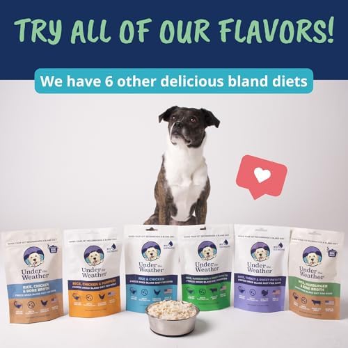 Under the Weather Bland Diet for Dogs | Easy to Digest for Sick Dogs |Always Be Ready| Contains Electrolytes - Natural Freeze Dried 100% Human Grade Meats| 2 Pack- Rice, Hamburger & Sweet Potato - 6oz - Image 7