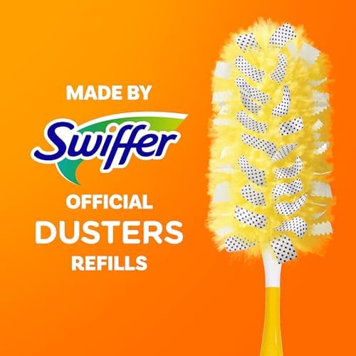 Swiffer Pet Heavy Duty Dusters Refills, Multisurface 360 Dusters with Febreze Odor Defense, 11 Count (Pack of 3) - Image 4