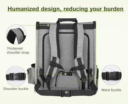 pecute Cat Backpack Expandable, Cat Carrier Backpack with Acrylic Window - Image 6
