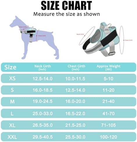 Bolux Dog Harness, No-Pull Reflective Dog Vest, Breathable Adjustable Pet Harness with Handle for Outdoor Walking - No More Pulling, Tugging or Choking - Image 4