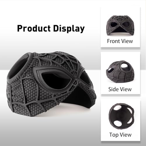 Yipintang Cat Bat Mask Halloween Costumes Accessories for Cats, Cat Bat Cosplay Apparel (Medium, Black Spider) - Image 2