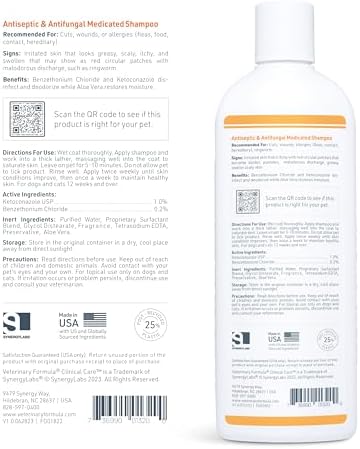 Veterinary Formula Clinical Care Antiseptic + Antiparasitic Shampoo, 2-Pack - Image 2