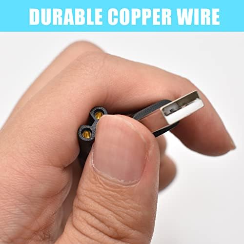 Universal Hair Clipper Charger Cord, Replacement Charger Cable Compatible with Various Dog Clippers,Fit oneisall Dog Clippers,Fit SUPRENT Hair Clippers etc, 5V Power Adapter Charging Line - Image 2