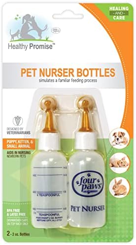 Four Paws Healthy Promise Pet Nurser Bottles, 2 Count by FourPaws