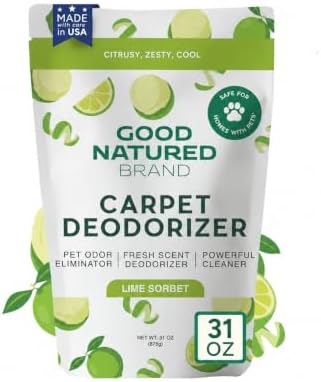 Good Natured Brand Carpet Deodorizer & Pet Odor Eliminator Powder, 31oz by GoodNaturedBrand