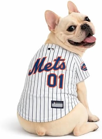 Official MLB New York Mets Pet Jersey for Dogs & Cats, Size X-Small - Stylish Baseball Jersey for Your Furry Fan- Show Off Team Spirit with The Perfect Fan Apparel Gear for Pet, Dog & Cat - Image 6