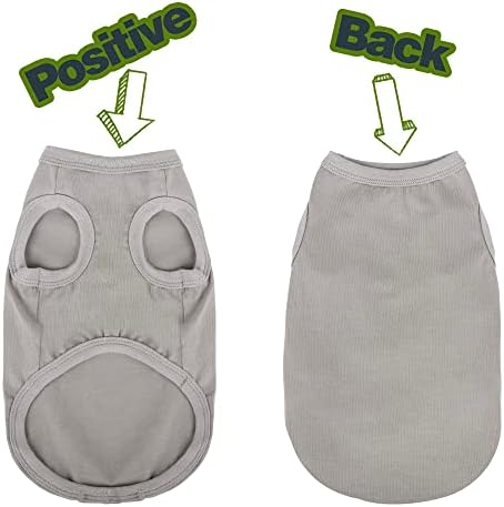 Elevate Your Dog's Fashion Quotient with Colorful and Breathable Sleeveless Cotton Shirts! Perfect Pet Apparel for Small to Medium Dogs Black XS - Image 6