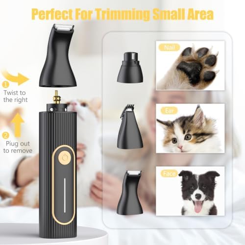 Dog Clippers Grooming Kit with Paw Trimmer for Thick/Matted/Knotted/Hair - Image 6