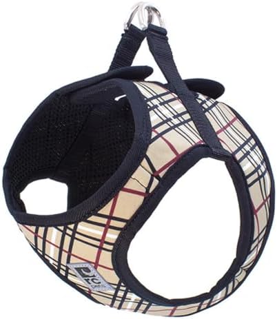 RC Pet Products Cirque Soft Walking Step-in Dog Harness, Small, Tan Tartan by RCPets