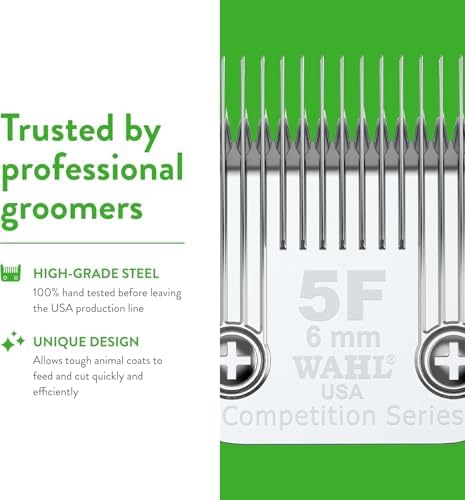 Wahl Professional Animal Competition Blade, 2372-100, 5F - Image 6