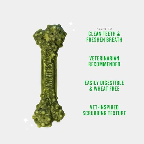 Minties Dog Dental Bone Treats, Tiny/Small 5-25 lbs, 120 Ct - Image 2