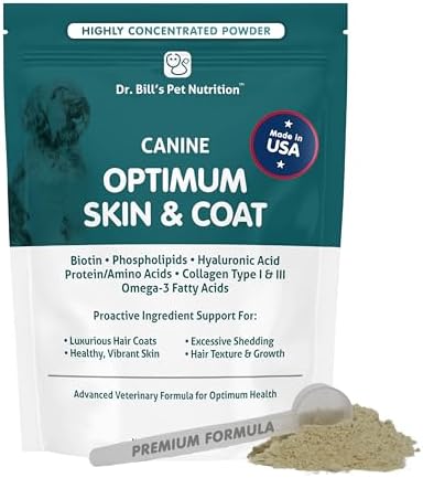 Canine Optimum Skin & Coat Fish Oil Supplement for Dogs 680g by DrBillsPetNutrition
