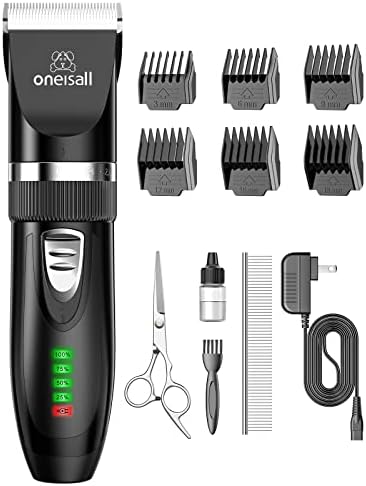 oneisall Quiet Cat Clippers for Matted & Long Hair 2-Speed Cat Grooming Kit by oneisall