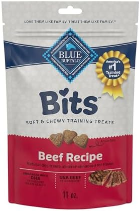 Blue Buffalo Bits Beef Training Treats, 11 oz by BlueBuffaloCompanyLtd