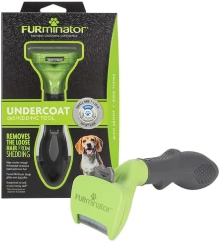 FURminator Small Dog Undercoat deShedding Tool for Short Hair by FURminator