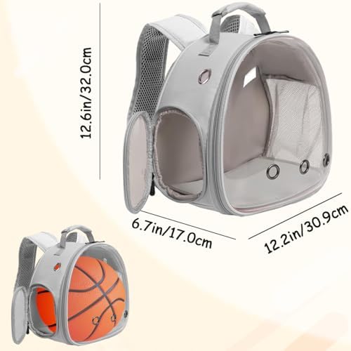 Guinea Pig Backpack, Space Capsule Bubble Window Small Animal Backpack for Guinea Pig, Bird Bunny Rabbit - Image 2