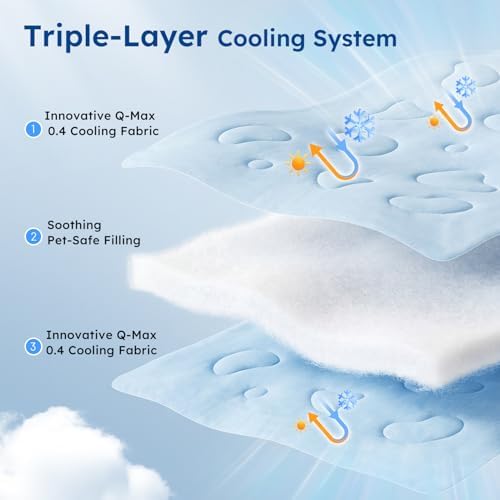 ZOMISIA Cooling Blanket for Extra Large Dogs - Washable Dog Cooling Mat for Hot Weather, Travel Soft Pet Summer Essentials, Grey, 50"x60" - Image 2