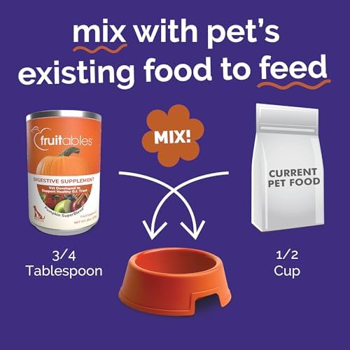 Fruitables Pumpkin Digestive Supplement, Fiber Supplement for Dogs, 15oz - Image 5