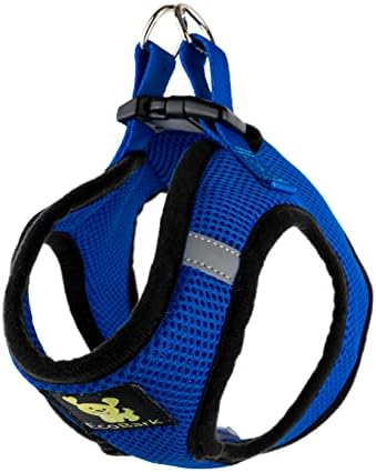EcoBark Step in Dog Harness, Soft Mesh Halter Vest, Royal Blue, Medium - Image 7