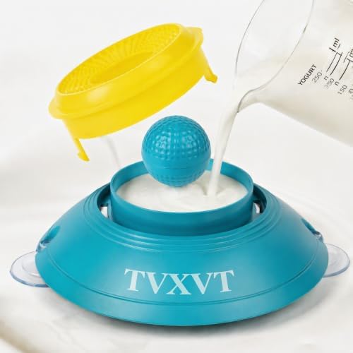 Rolling Lick Feeder Ball Bowl with Suction Cups Anti Slip Slow Feeder Interactive Puzzle Enrichment Toy for Dogs Cats Suitable for Wet Food Yogurt Bone Broth Nutrient Liquid (Blue) - Image 7
