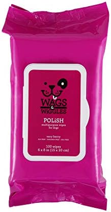 Wags & Wiggles Polish Multipurpose Dog Wipes, Very Berry, 100 Ct, 12-Pk - Image 2