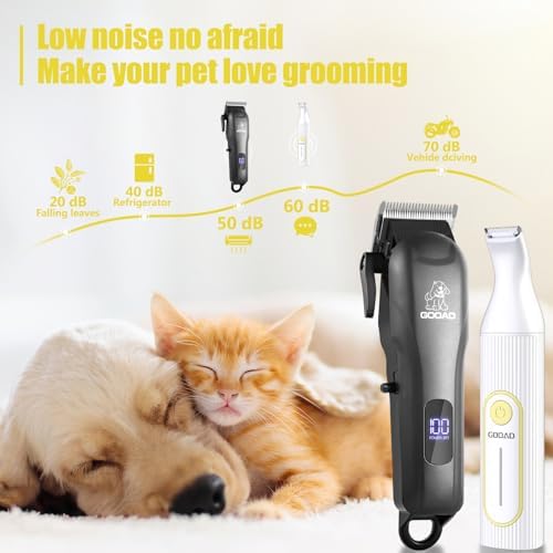 Dog Clippers Grooming Kit with Paw Trimmer for Thick/Matted/Knotted/Hair - Image 5