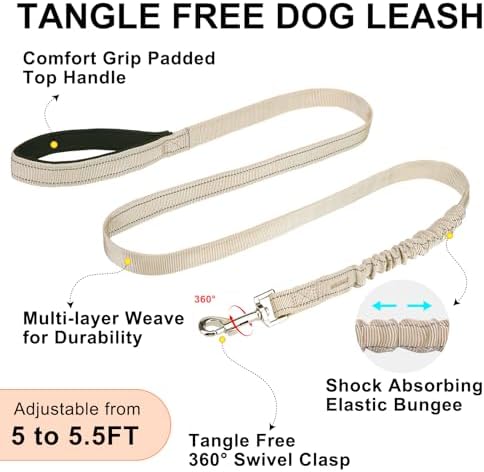 BEAUTYZOO Dog Harness for Large Dogs,No Pull Step in Pet Vest and Leash Set - Image 5