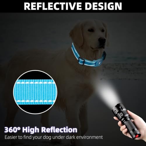 Reflective Dog Collar, Compatible with AirTag, Nylon Pet Cat Puppy Collar for Small, Medium, Large, and Extra Large Dogs - Image 4