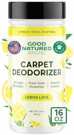 Good Natured Brand Carpet Deodorizer & Pet Odor Eliminator Powder, 16oz by GoodNaturedBrand