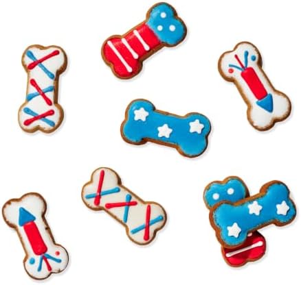 Americana Dog Cookie Gift Set, 250th Birthday, Labor Day, Set of 8 - Image 2