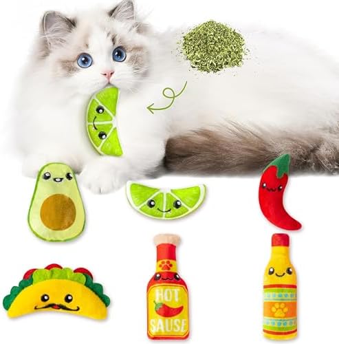 L1rabe Mexican Catnip Toys for Cats, Kitten Birthday Gift for Kitty Lovers by L1rabe