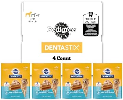 Pedigree Dentastix Large Breed Dental Dog Treats, Original, 72 Count by Pedigree