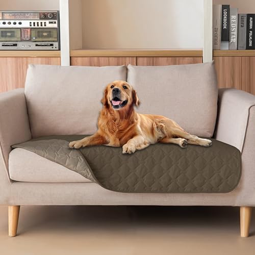 gogobunny Waterproof Loveseat Cover, Reversible Dog Cat Blanket for Couch by gogobunny