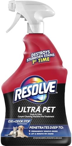 Resolve Ultra Pet Carpet Cleaner Spray, Pet Stain Remover, 32oz by Resolve