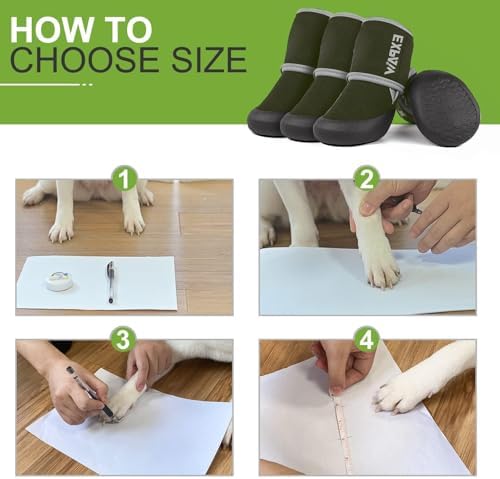 EXPAWLORER Waterproof Dog Shoes for Small Medium Large Dog for Hot Pavement - Image 2