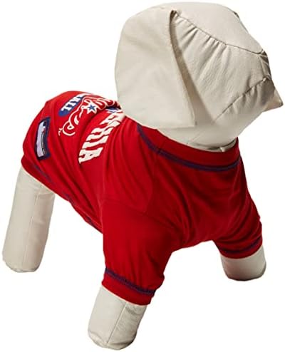 MLB Philadelphia Phillies Dog T-Shirt, X-Small. - Licensed Shirt for Pets Team Colored with Team Logos. - Premium Stretchable Materials for The Comfort of Your Dog & cat. by PETSFIRST