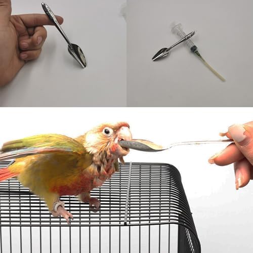 8 pcs Bird Feeding Syringe Set,Small Bird Pet Parrot Feeder Tubes - Image 5