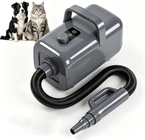 NEWBULIG Dog Hair Dryer with Heater for Grooming, Temperature Adjustable by NEWBULIG