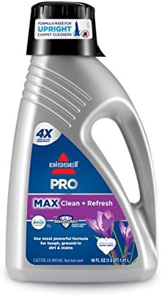 Bissell PRO MAX Clean + Refresh with Febreze Full Size Carpet Cleaner Machine Formula, 2515A, 48 Fl Oz (Pack of 6) by BISSELL