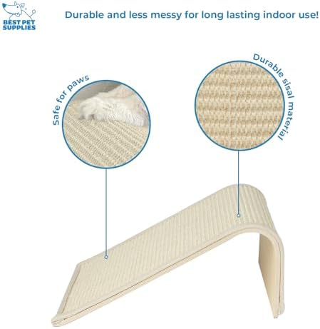 Best Pet Supplies Catify Cat Scratching Ramp - Beige - Image 2