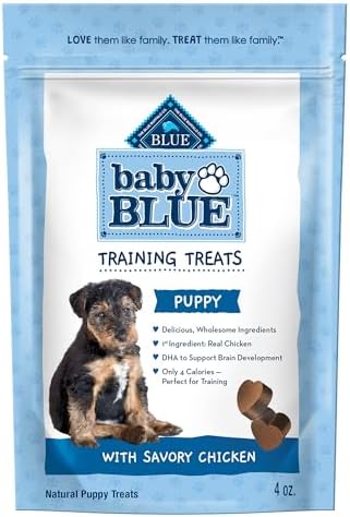 Blue Buffalo Baby BLUE Savory Chicken Puppy Training Treats, 4 oz by BlueBuffaloCompanyLtd